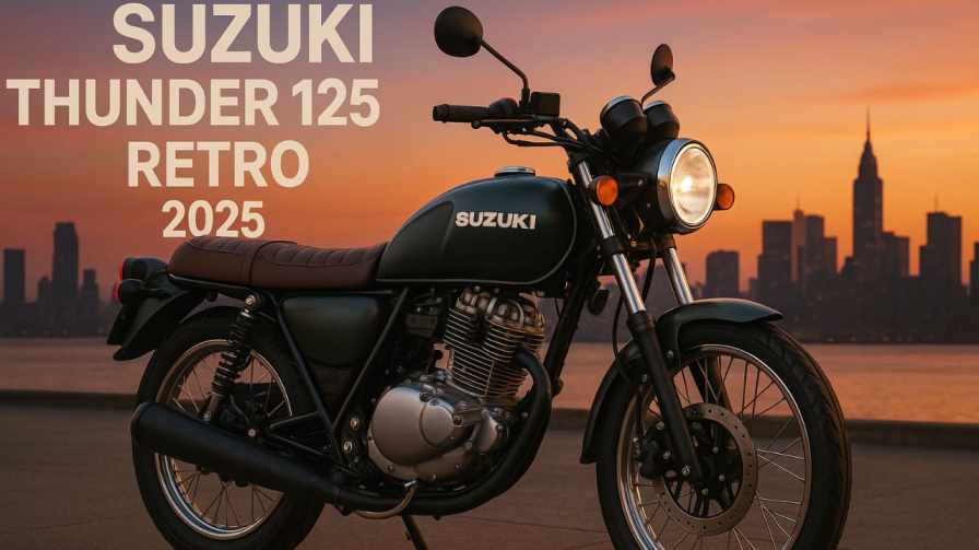 सुजुकी थंडर 125 रेट्रो 2025